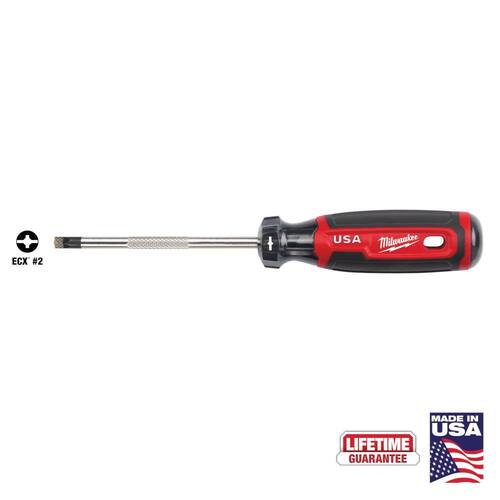 ECX Screwdriver, 4 in. #2, with Cushion Grip