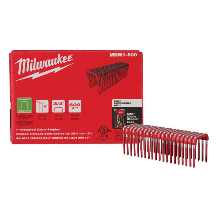 Cable Staples Insulated 1 in. for M12 Cable Stapler (600 per Box) — view 11