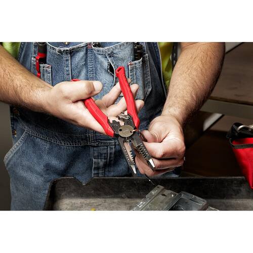 Combination Pliers, 9 in., 7-in-1, High Leverage