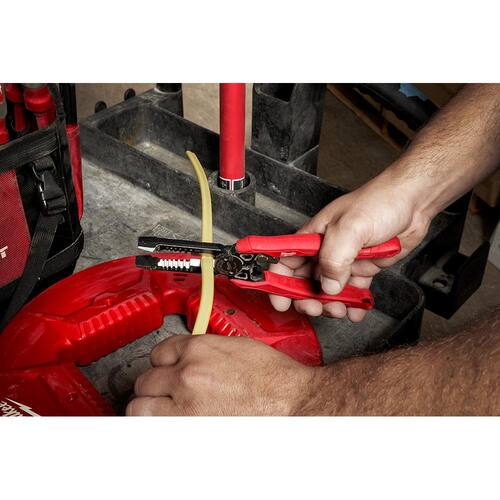 Combination Pliers, 9 in., 7-in-1, High Leverage