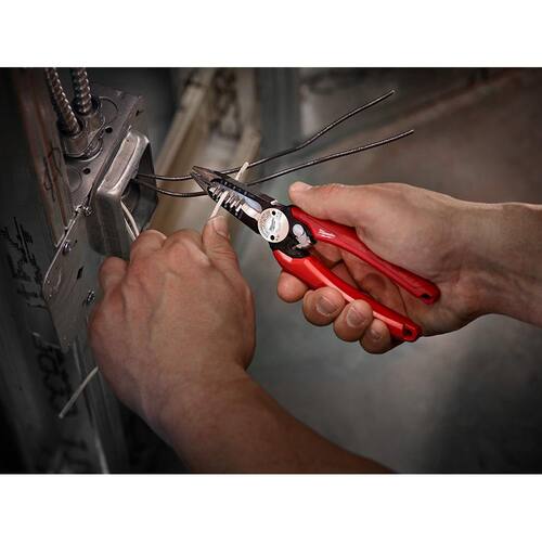 Electricians 6-in-1 Wire Strippers Pliers, 7.75 in., Combination