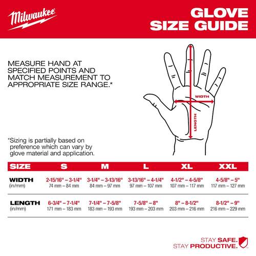 Work Gloves X-Large Performance