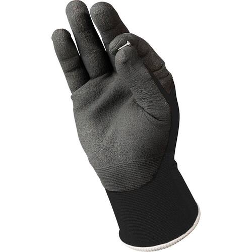 Work Gloves Cut Resistant Level 1 Nitrile Black Dipped Medium