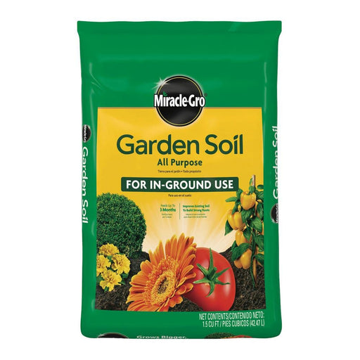 Garden Soil 1.5 cu.ft  In-Ground Use, Gardens and Raised Beds, Flowers, Vegetables, Trees, Shrubs Miracle-Pro 1