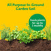 Garden Soil 1.5 cu.ft  In-Ground Use, Gardens and Raised Beds, Flowers, Vegetables, Trees, Shrubs Miracle-Pro 3