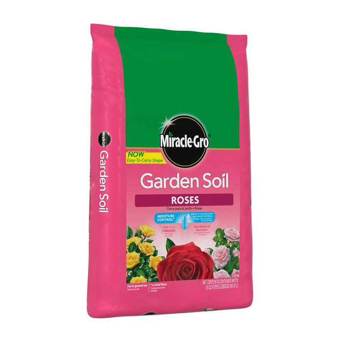 Potting Mix 1.5 cu.ft Garden Soil for Roses Moisture Control Miracle-Gro 7