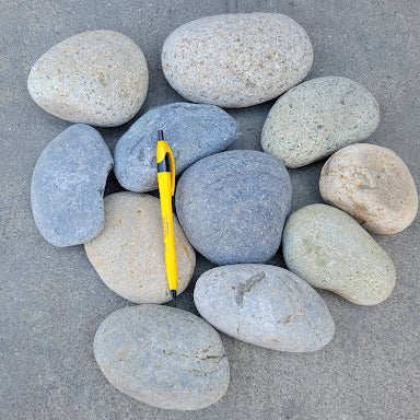 Landscape Pebbles 3 in. - 5 in. Mixed Mexican Beach 0.9 cu.ft, 75 lb