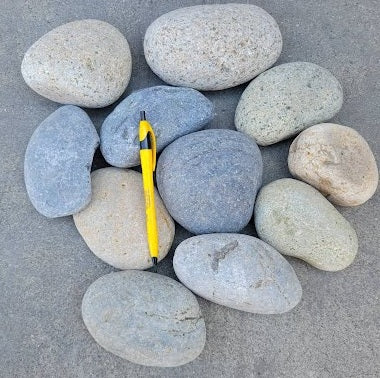 Landscape Pebbles 5 in. - 6 in. Mixed Mexican Beach 0.85 cu.ft, 75 lb