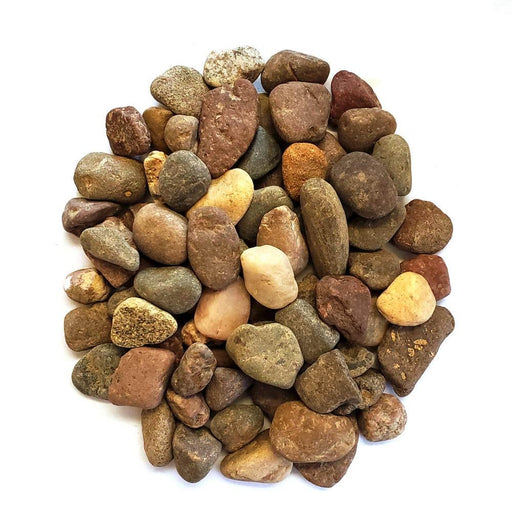 Natural Pebbles 0.37 in. - 1 in. (Bagged: 0.04 cu.ft., 5 lbs.) Soil Cover Brown 1