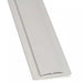 FRP Divider Bar 1/4 in. x 1-3/8 in. x 8 ft. PVC Moulding   Grey