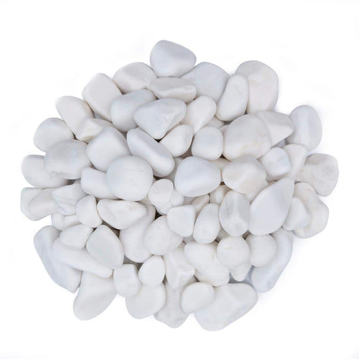 Landscape Pebbles 1 in. - 2 in. (Bagged: 0.5 cu.ft., 30 lbs.) Alpine White 1