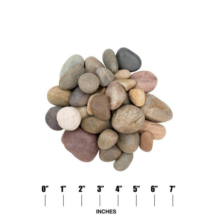 Landscape Pebbles 1 in. - 2 in. (Bagged: 0.4 cu.ft., 30 lbs.) Grey Imerial 4