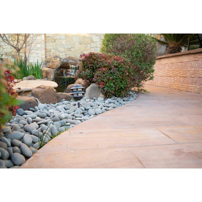 Landscape Pebbles 1 in. - 2 in. (Bagged: 0.4 cu.ft., 30 lbs.) Grey Island Beach 10