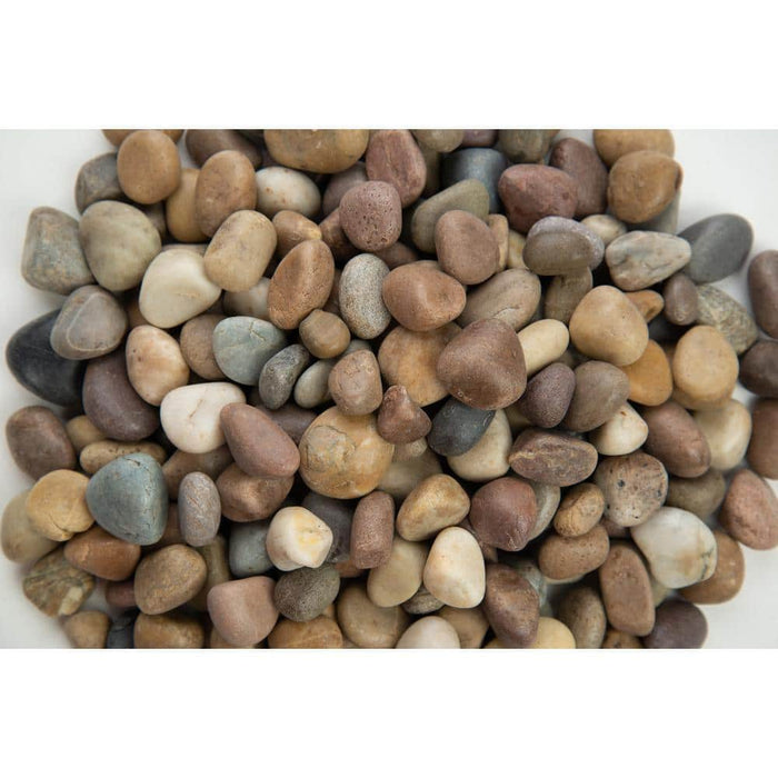 Landscape Pebbles 0.25 in. - 1.25 in. (Bagged: 0.4 cu.ft., 30 lbs.) Rainbow Beach 5