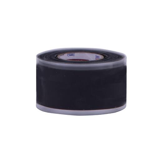 Stretch and Seal Self-Fusing Silicone Tape in Black 1 in. x 3.33 yd.