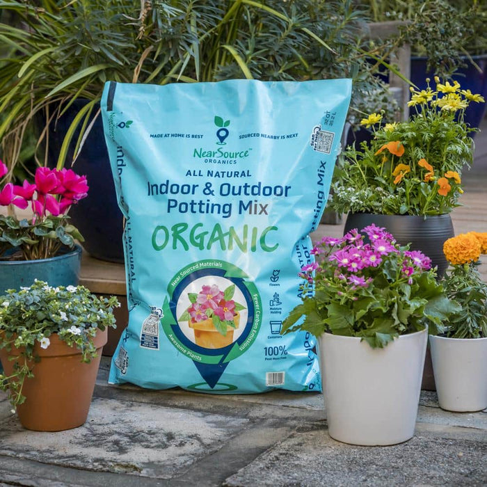 Organic Potting Soil Mix 1 cu.ft All Natural Indoor and Outdoor 9