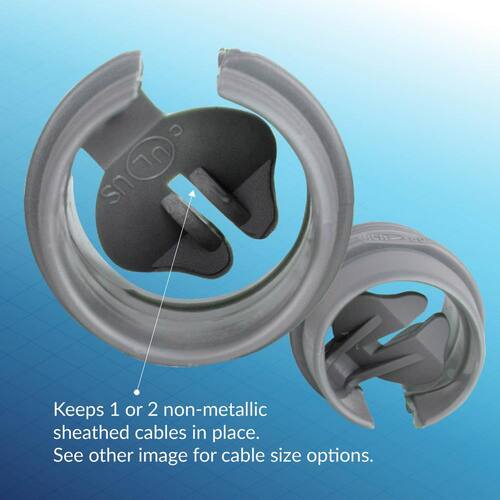 Non-Metallic Box Snap in Connectors 1/2 in. (50-Pack)