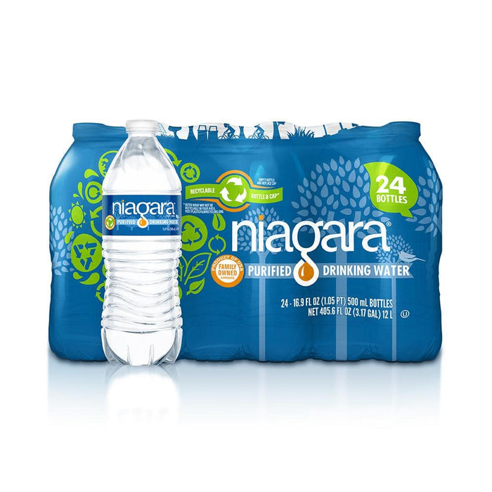 Niagara 16.9 fl. oz. Purified Drinking Water (24-Pack) with CRV