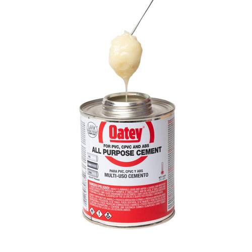 All-Purpose Cement Medium Milky 8 oz. ABS, CPVC, PVC