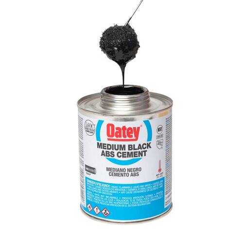 ABS Cement Medium Black 8 oz.