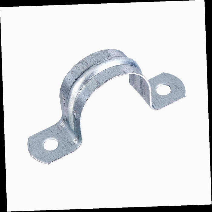Pipe Hanger Strap Galvanized 1-1/2 in. 2-Hole