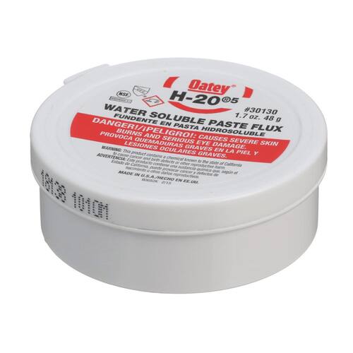 Water Soluble Solder Flux Paste 1.7 oz. Lead-Free H-20