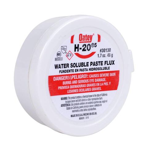 Water Soluble Solder Flux Paste 1.7 oz. Lead-Free H-20