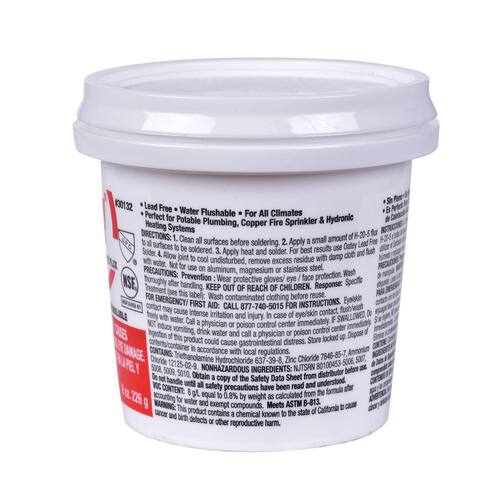 Solder Flux Paste Lead-Free Water Soluble 8 oz. H-20