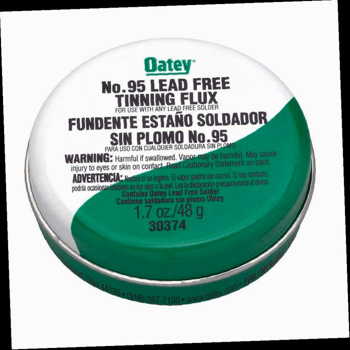 Solder Tinning Flux Paste Lead-Free 1.7 oz.