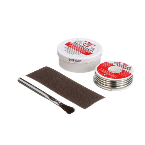 Soldering Kit Lead-Free Water Soluble Flux Paste 1.7 oz. Silver Solder Wire 4 oz.