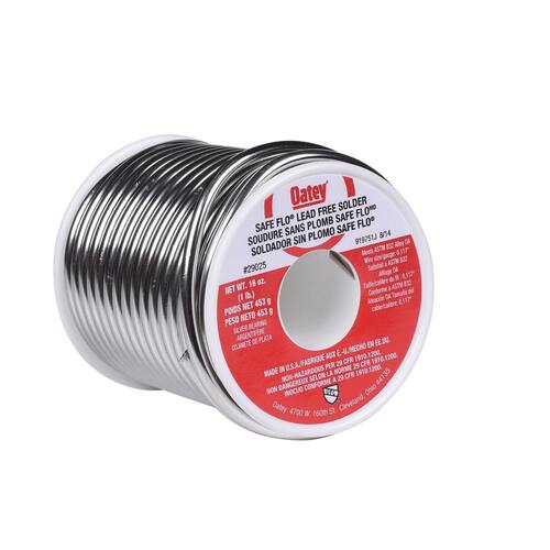 Solder Wire Lead-Free Silver 1 lb. Safe Flo