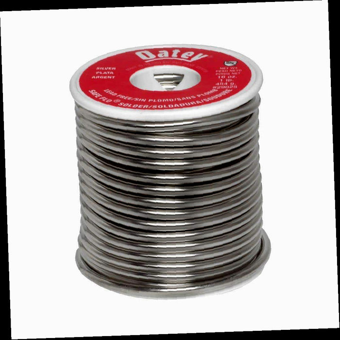 Solder Wire Lead-Free Silver 1 lb. Safe Flo