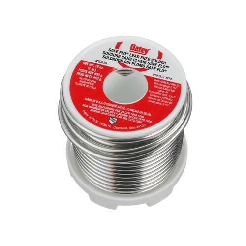 Solder Wire Lead-Free Silver 1 lb. Safe Flo