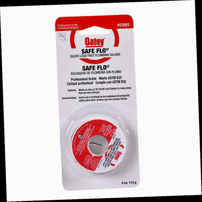 Solder Wire 0.25 lb. Lead-Free Silver Safe Flo