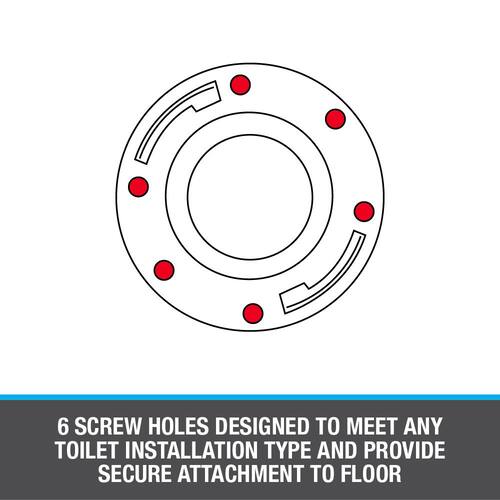 Toilet Flange Replacement Ring Galvanized Steel 7 in.