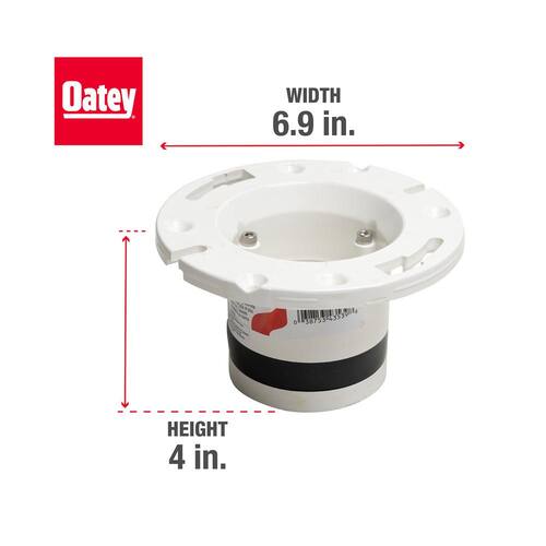 Toilet Flange Replacement PVC Open 4 in.