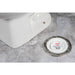Toilet Flange PVC Hub Fast Set 3 in. Outside Fit or 4 in. Inside Fit with Test Cap and Stainless Steel Ring 6