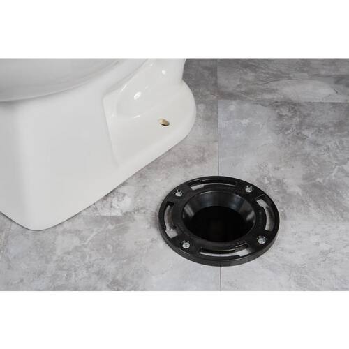 Toilet Flange Open 4 in. ABS with Twist-N-Set