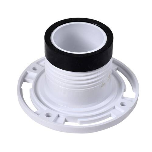 Toilet Flange PVC 4 in. Open Twist-N-Set 1pc.