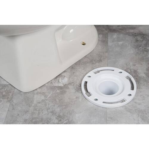 Toilet Flange PVC Twist-N-Set Open 3 in.