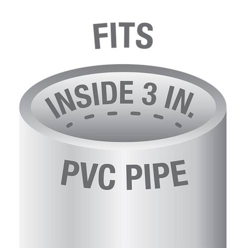 Toilet Flange PVC Twist-N-Set Open 3 in.