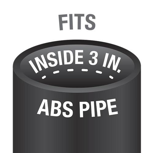 Toilet Flange ABS Open 3 in. Twist-N-Set