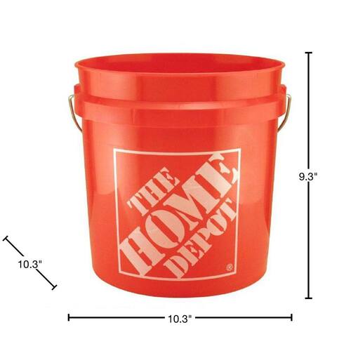 Paint Bucket 2 gal. Orange