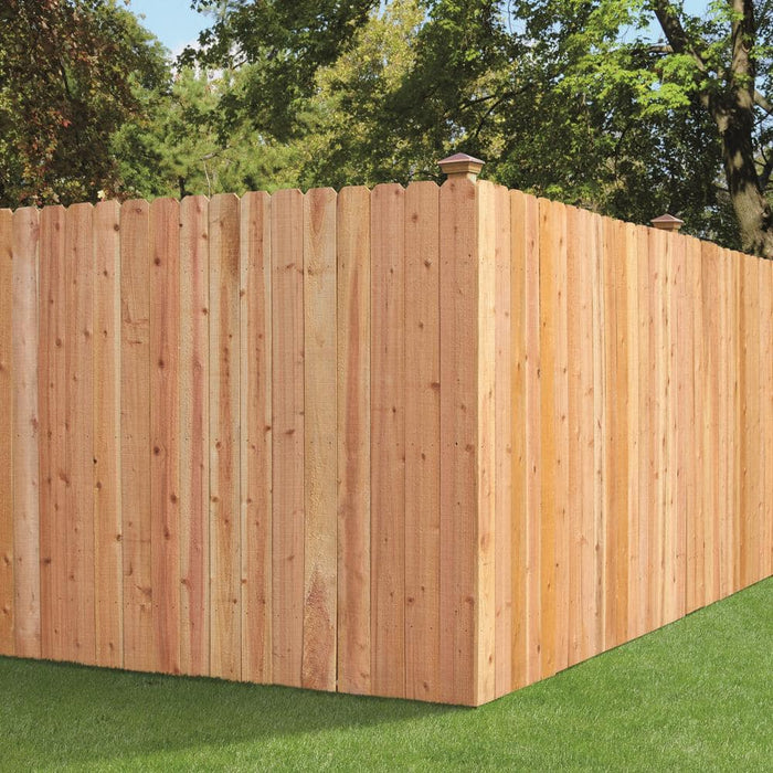 Cedar Fence Picket  19/32 in. x 5-1/2 in. x 6 ft. Dog-Ear Fence 2