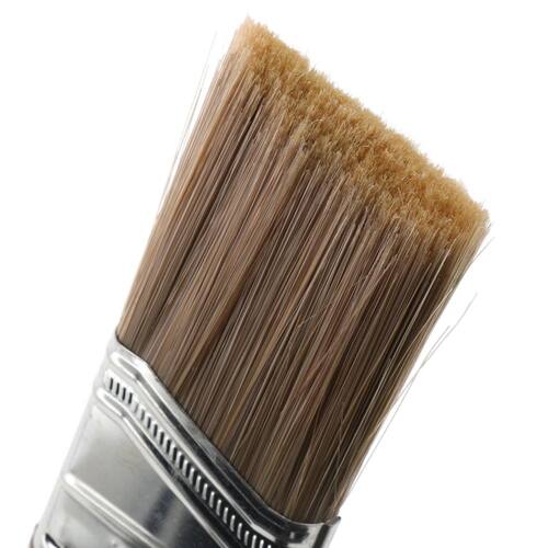 Paint Brush Set Utility 2 in. Flat Cut, 3 in. Flat Cut and 2 in. Angled Sash (3-Piece)