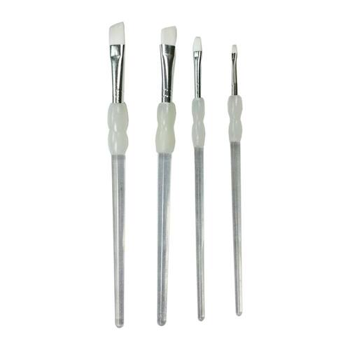 Artist Paint Brush Set Angled 4-Piece