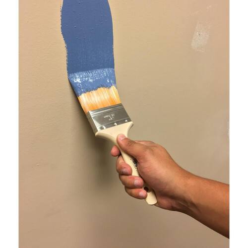 Paint Brush General Purpose Flat Cut 3 in. Polyester Trylon Premium Beaver Tail