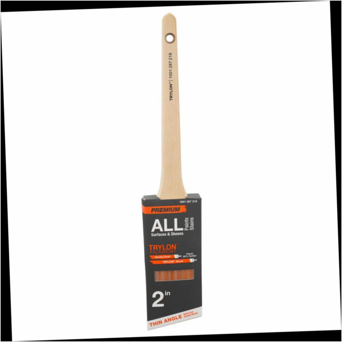 Paint Brush Angled Sash Thin Polyester 2 in. Premium Trylon 1pc.