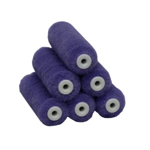 Paint Roller High-Capacity Polyester Knit Mini 4 in. x 3/8 in. (6-Pack)