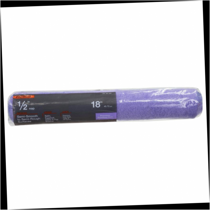 Paint Roller Cover High-Capacity Polyester Knit 18 in. x 1/2 in.